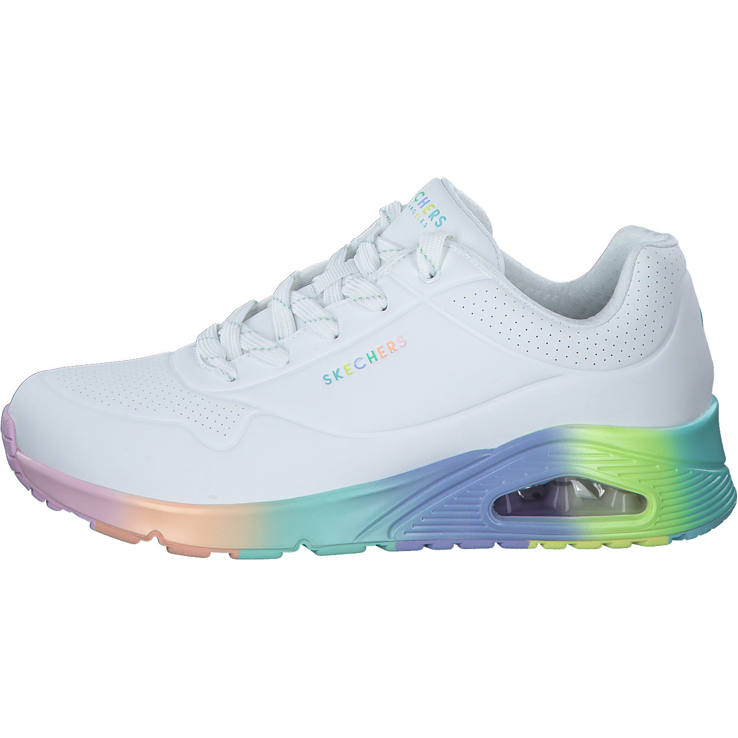 Skechers 155134, Schnürschuhe, Damen, Weiß