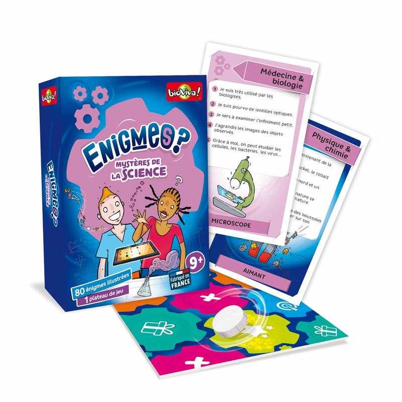 Jeu de cartes Enigmes Mystères de la science Bioviva