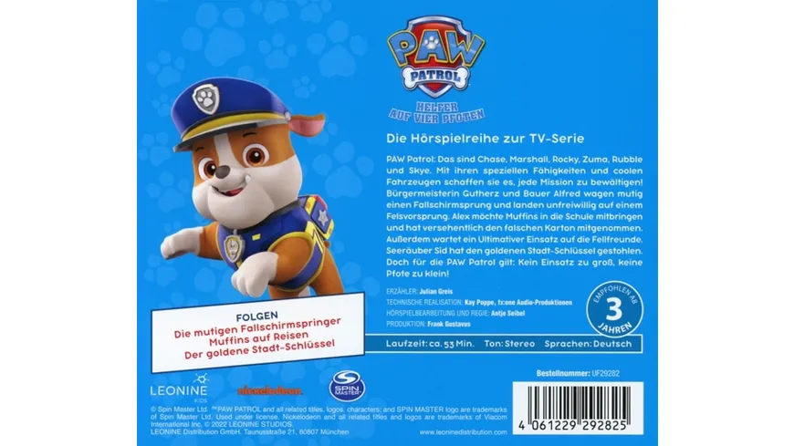 PAW Patrol CD 40