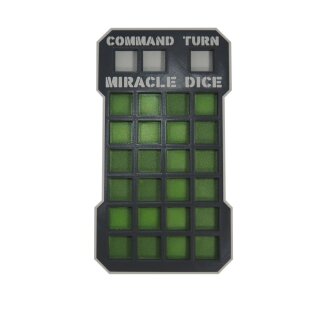 Sci-Fi Miracle Dice Pro Dashboard (Neon-Grün)