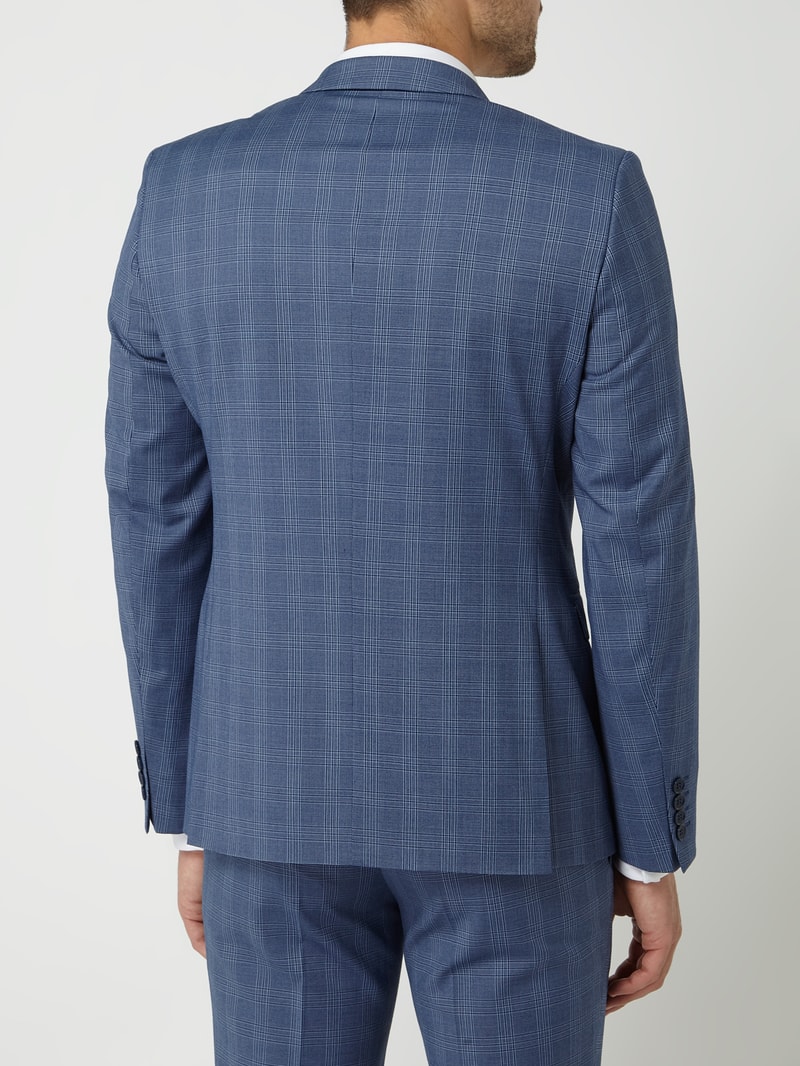 Extra Slim Fit 2-Knopf-Sakko mit Stretch-Anteil Modell 'Nate' in royalblau