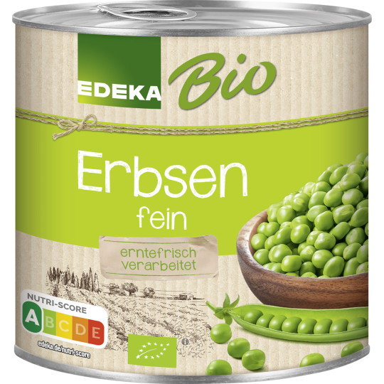 EDEKA Bio Erbsen fein 400G