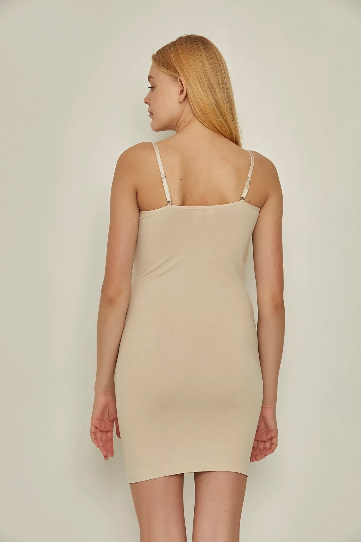 C&City  C15050 Nahtloses, gerafftes Petticoat-Korsett aus Haut