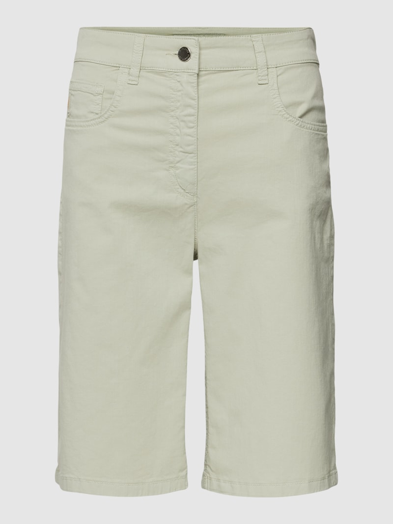 Bermudas im 5-Pocket-Design Modell 'CORA' in grün