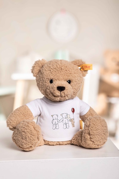 Ben Teddybär mit T-Shirt, 30 cm, beige