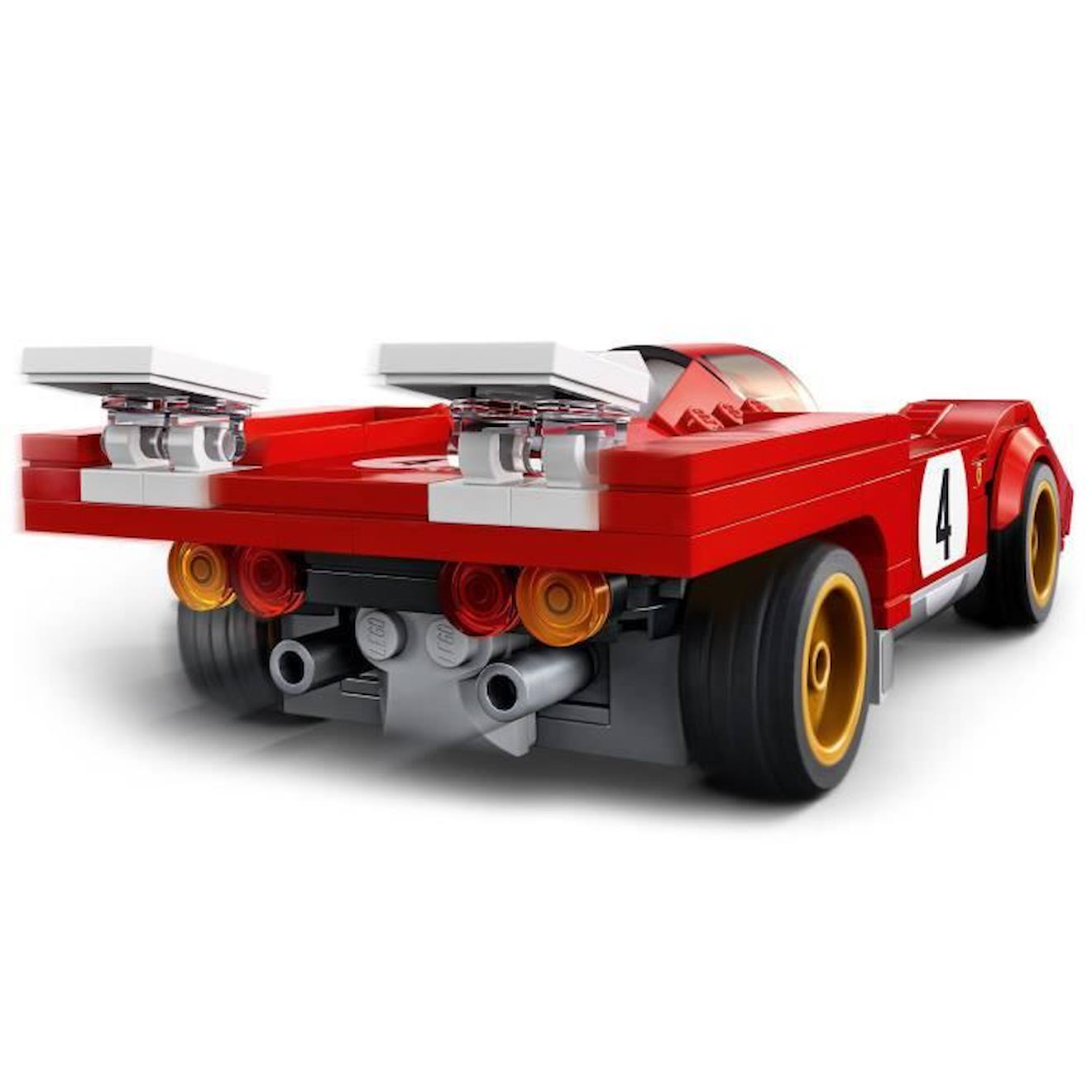 LEGO® 76906 Speed Champions 1970 Ferrari 512 M Modèle Réduit de Voiture de Course, Jouet de Construction pour Enfants rouge