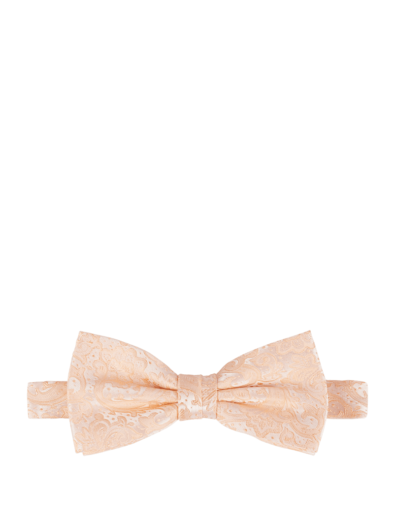 Fliege aus Seide in beige