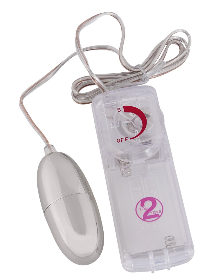 You2Toys Vibro-Ei Vibro-Ei Silver Star in silber günstig kaufen 6 cm
