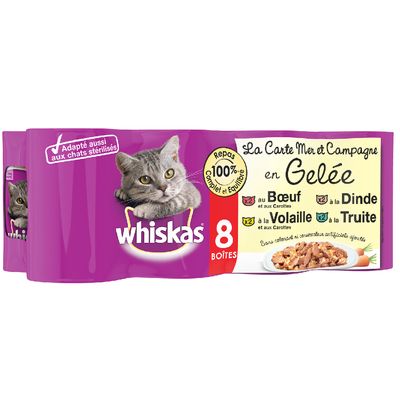 Sparpaket Whiskas La Carte 24 x 390 / 400 g