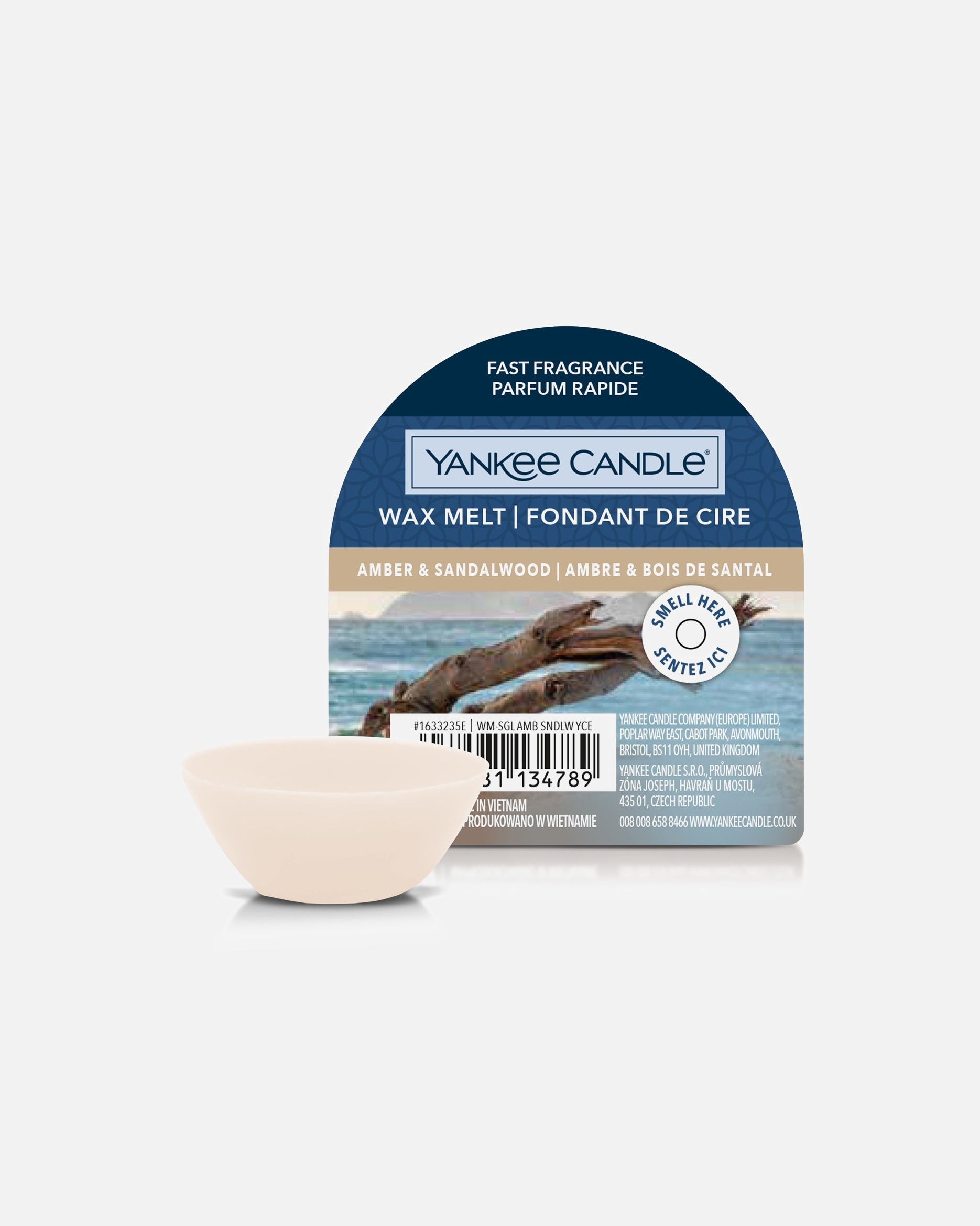 YANKEE CANDLE Amber and Sandalwood Wax Melts