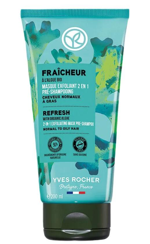 Yves Rocher økologisk algerensende peelingmaske