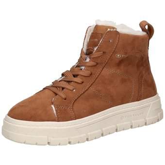 Tom Tailor Sneaker Bootie in braun