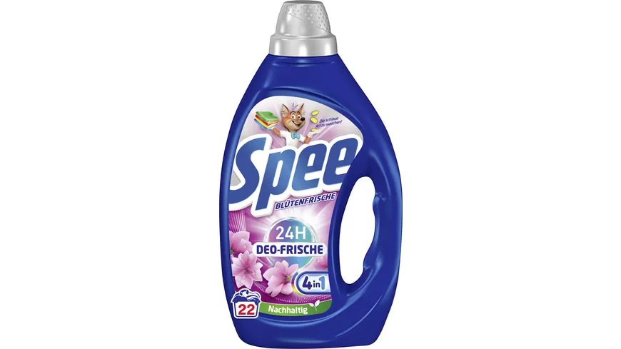 Spee Colorwaschmittel Gel Blütenfrische 24H Deo-Frische 22WL 990 ml