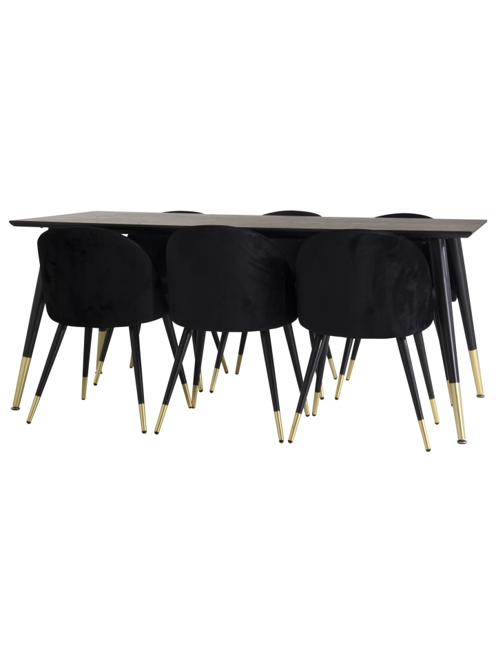 ebuy24 Essgruppe Dipp 61 (7-teilig) Messing 90 x 180 cm günstig kaufen onesize