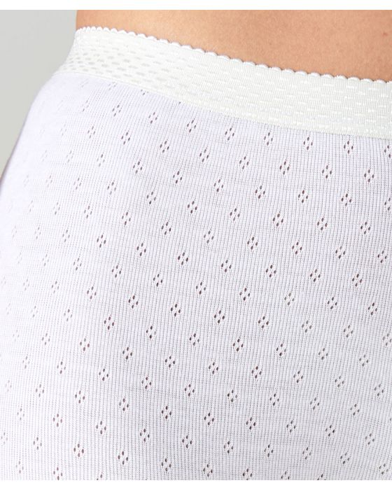 Caleçon long, maille fantaisie Thermolactyl