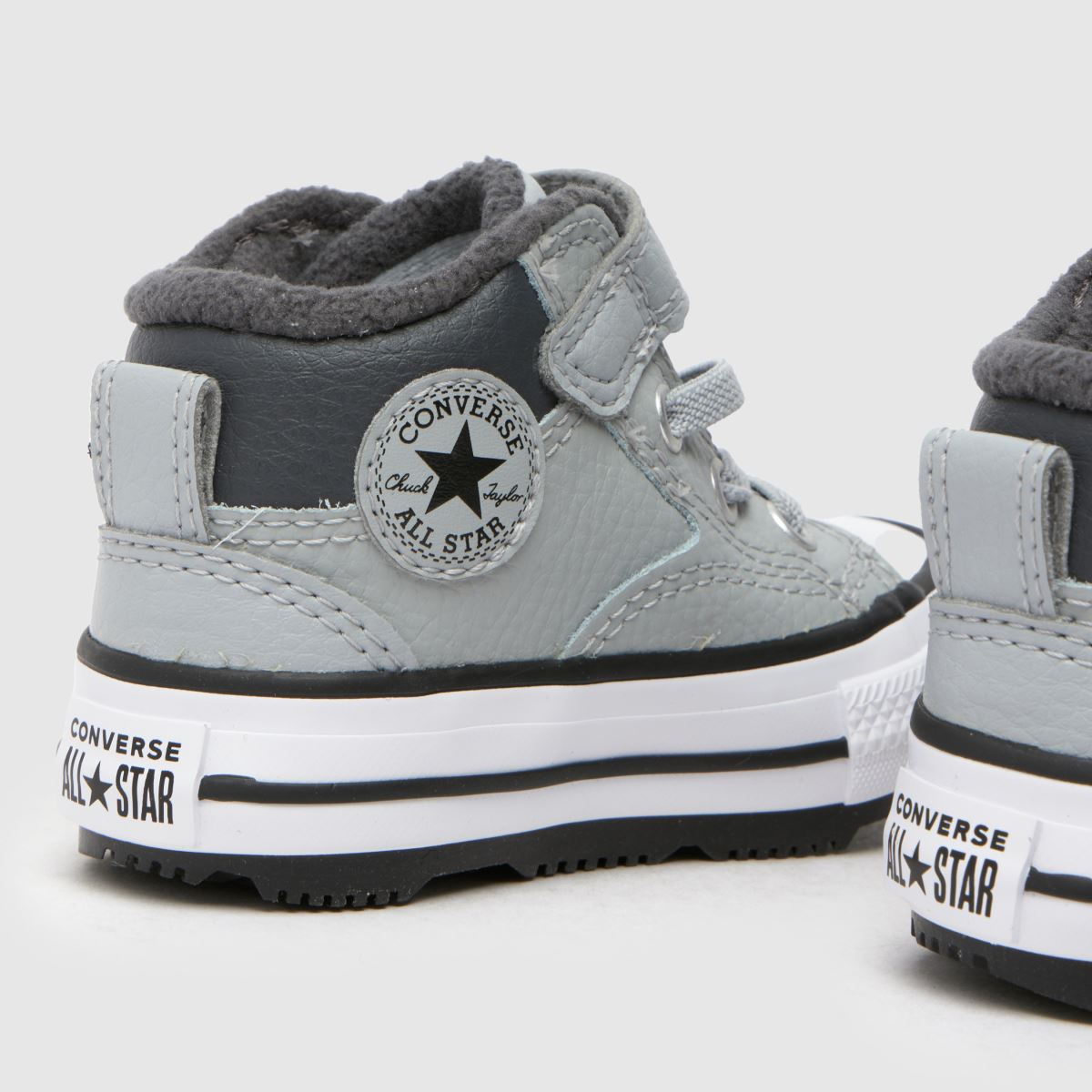 Converse ljusgrå All Star Malden Street V småbarnsskor