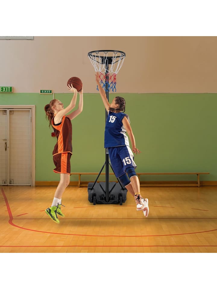 COSTWAY Basketballkorbständer outdoor 260-305cm in Schwarz günstig kaufen onesize