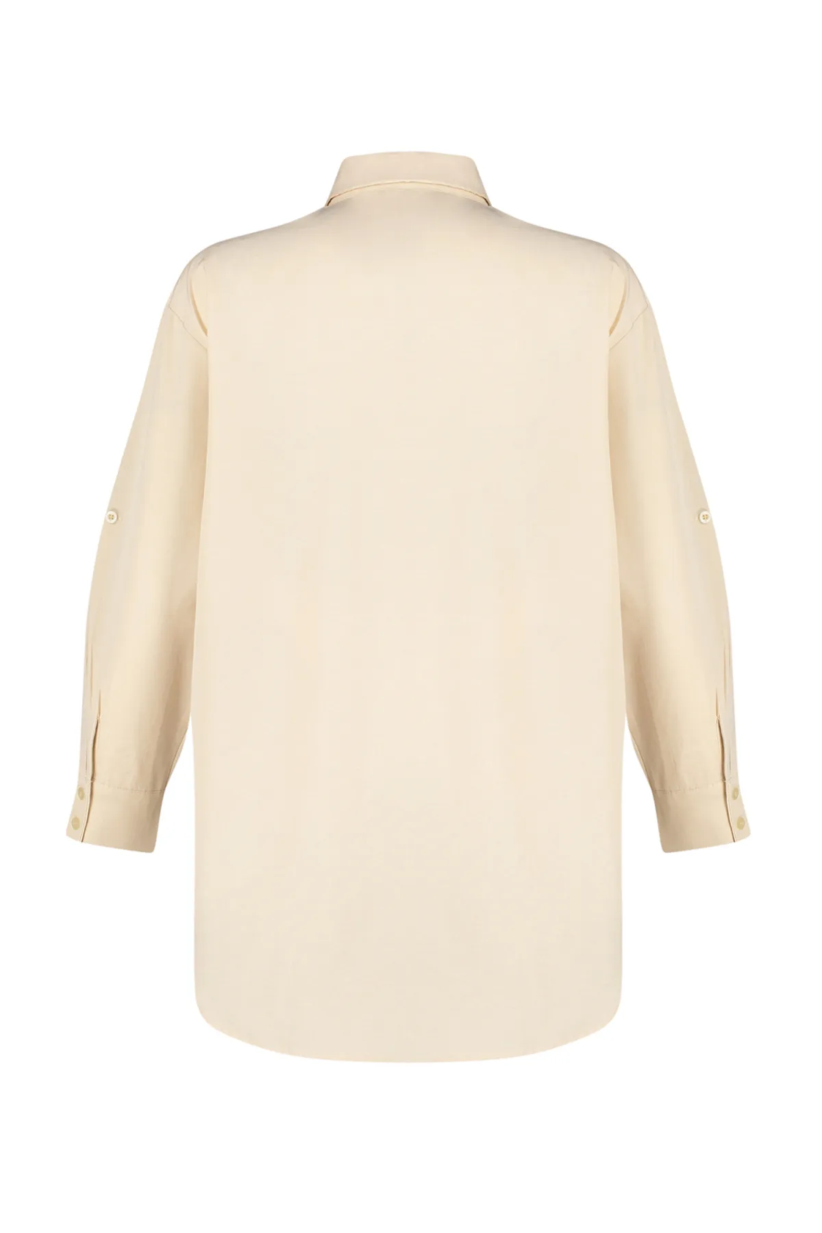 Trendyol Collection  Beige gewebtes Hemd TBESS22GO0664