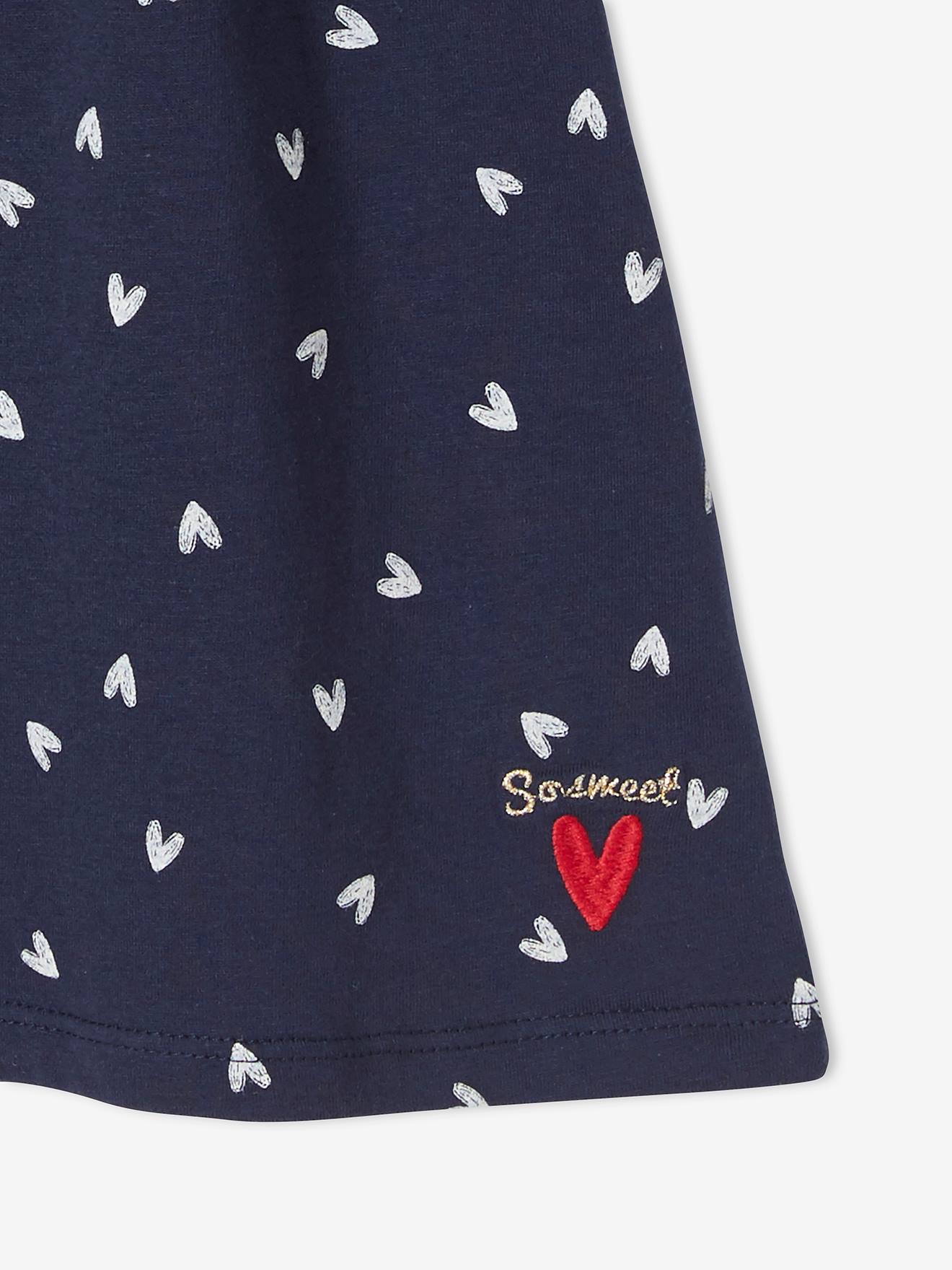 T-shirt imprimé manches papillon fille bleu ciel