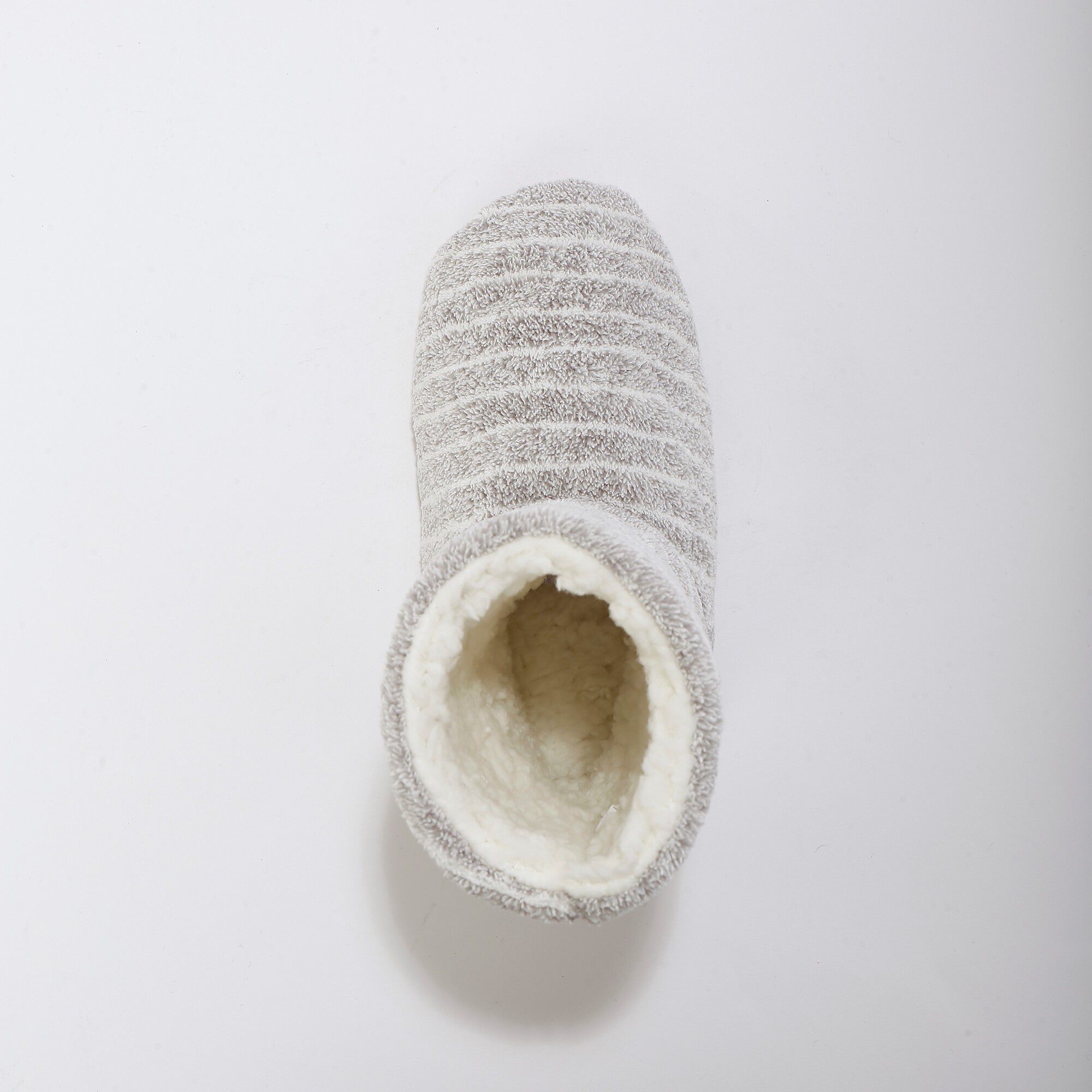 Chaussons bottillons souples fourrés en fausse fourrure