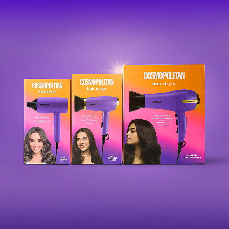 Cosmopolitan Hårføner 2000 W, foldbar, Cosmopolitan