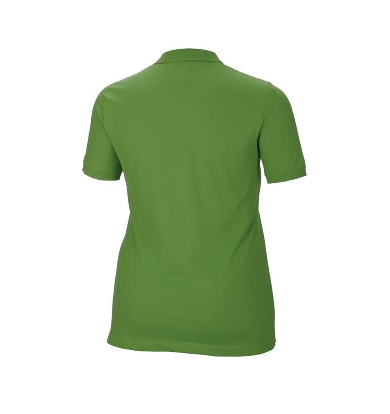 e.s. Piqué-Polo cotton stretch, Damen, plus fit