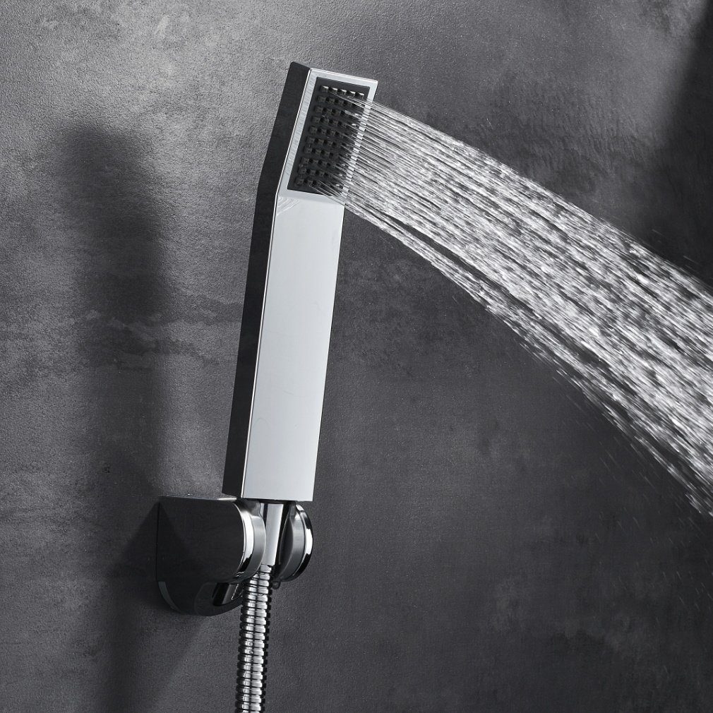 Auralum Brausegarnitur Badewannenarmatur Duschset Wannenarmatur mit Handbrause Bad Armatur, Wasserhahn Duschsystem