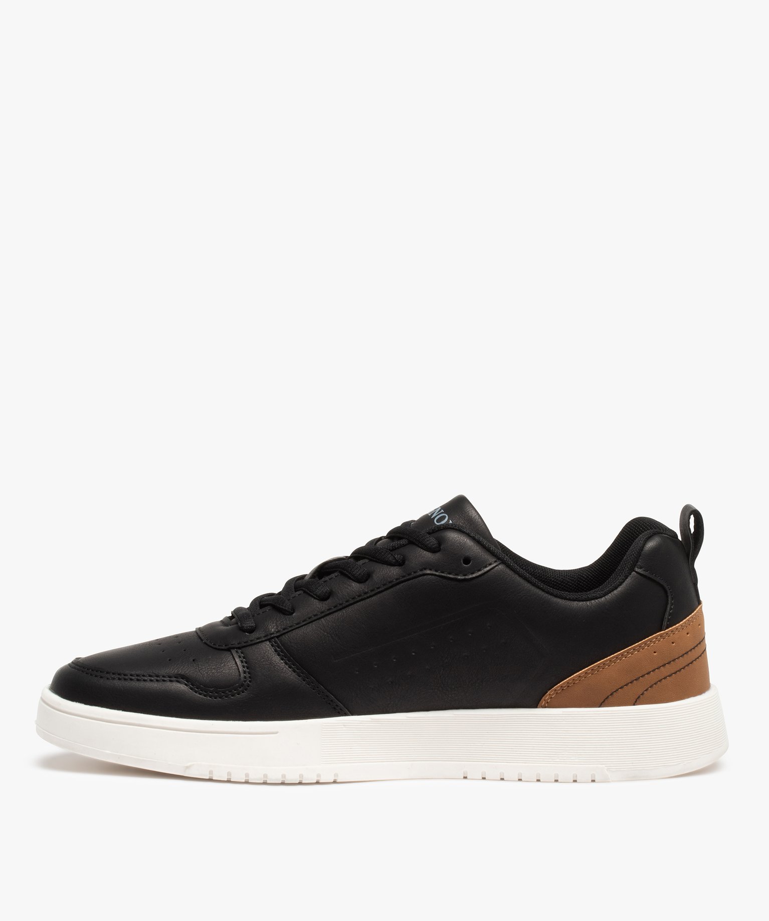 Baskets homme unies à semelle contrastante – Chevignon noir | GEMO