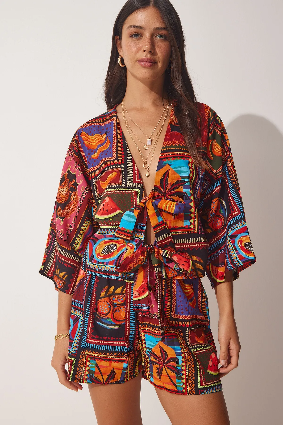 Happiness İstanbul  Zweiteiler - Mehrfarbig - Regular Fit