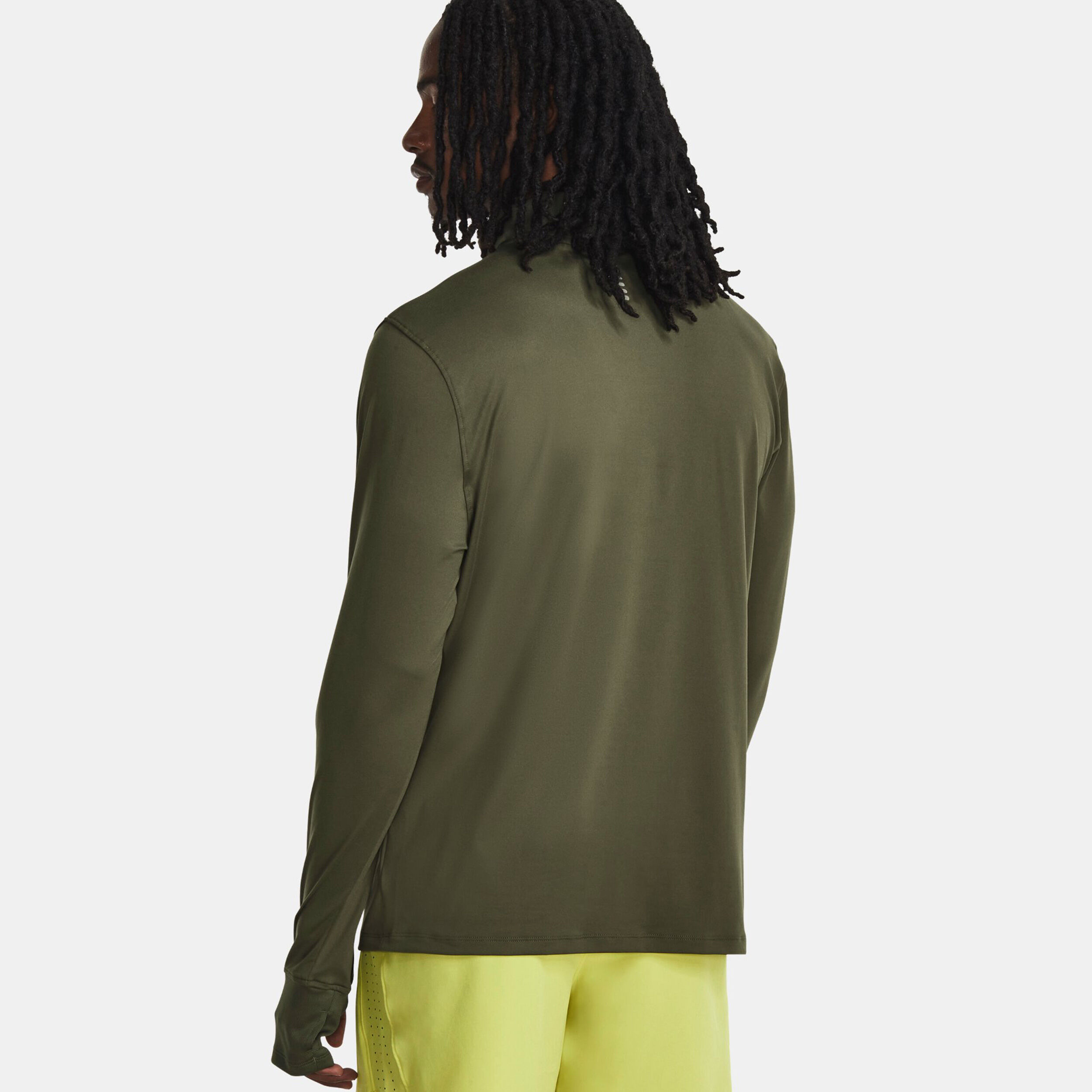 Qualifier Run 1/4 Zip Lauftop Herren - Grün