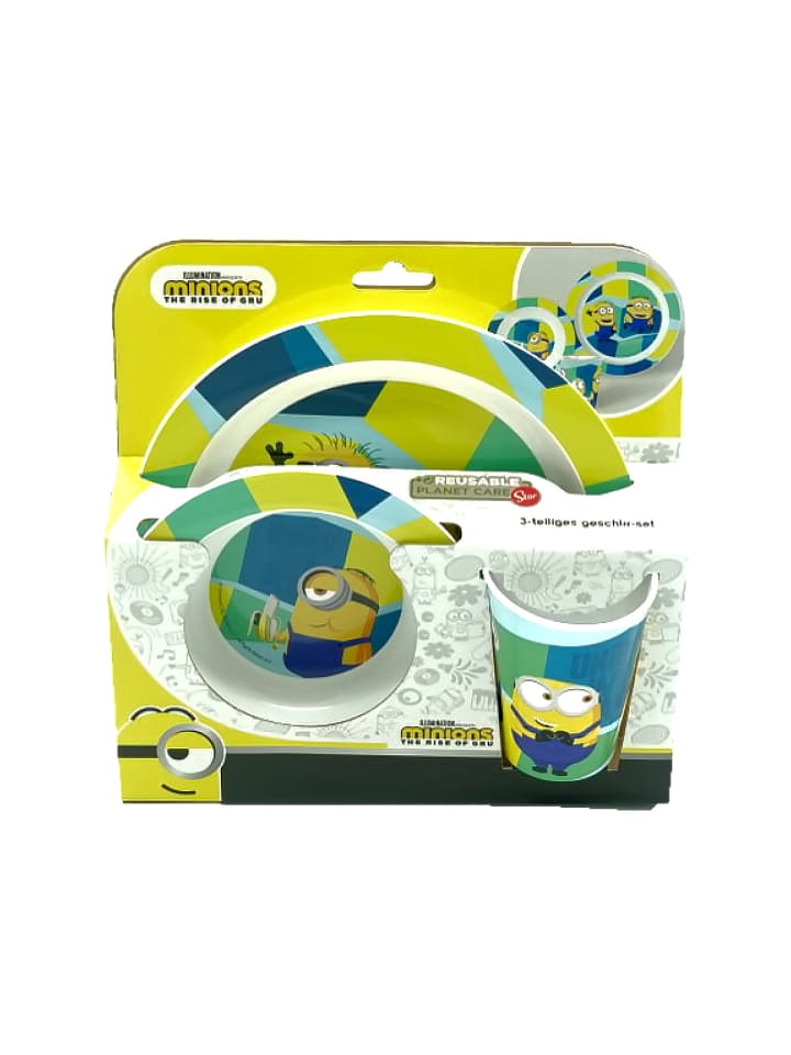 Stor Minions Kinder Geschirr Kindergeschirr 3er Set 3 Jahre günstig kaufen onesize