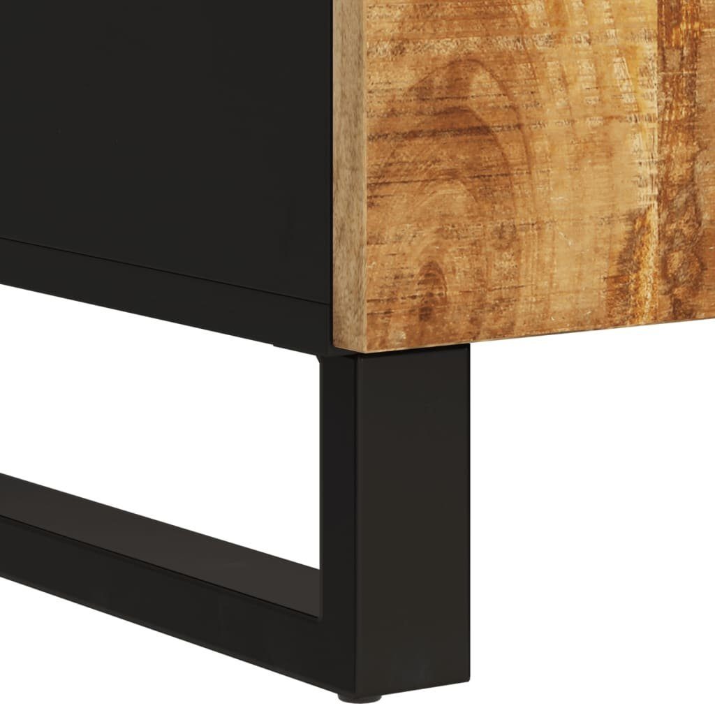vidaXL Sideboard Sideboard mit 2 Türen 90x33x75 cm Massivholz Mango (1 St)