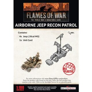 Airborne Recon Section (x4 Plastic)