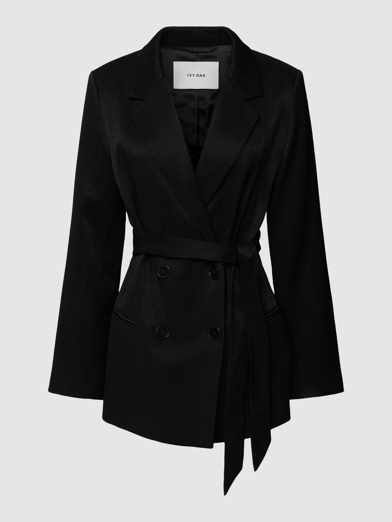 Blazer mit Strukturmuster Modell 'JACE' in schwarz