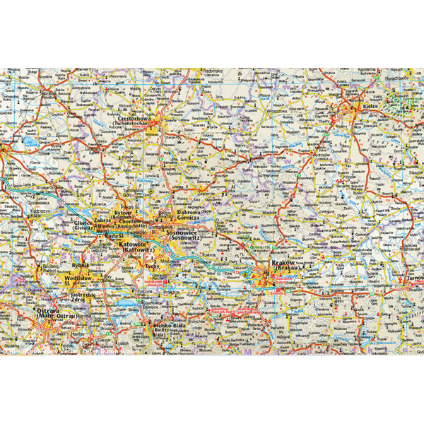 RKH WMP POLEN 1:675.000 - Straßenkarte