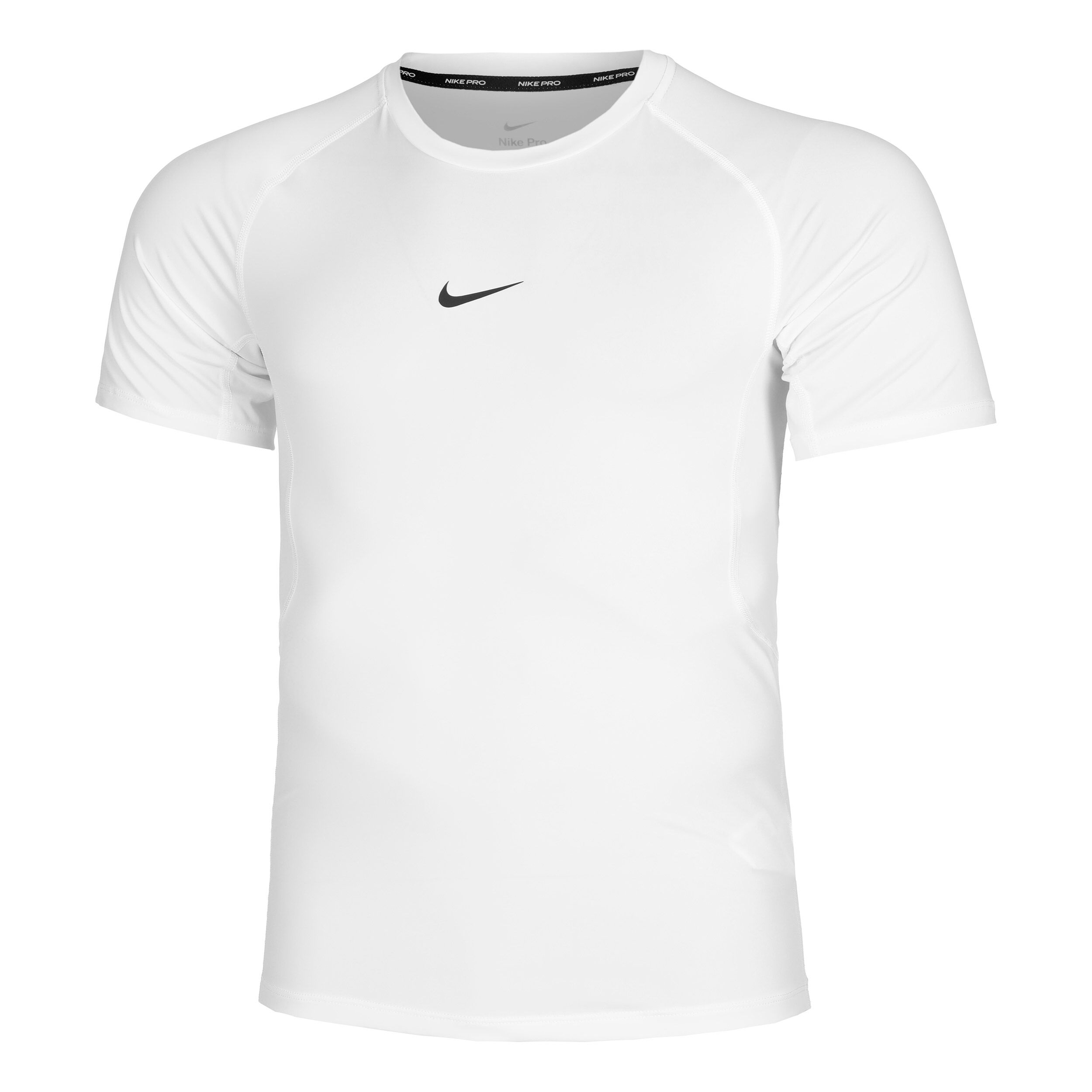 Dri-Fit Pro Tight Fitness T-Shirt Herren - Weiß, Schwarz