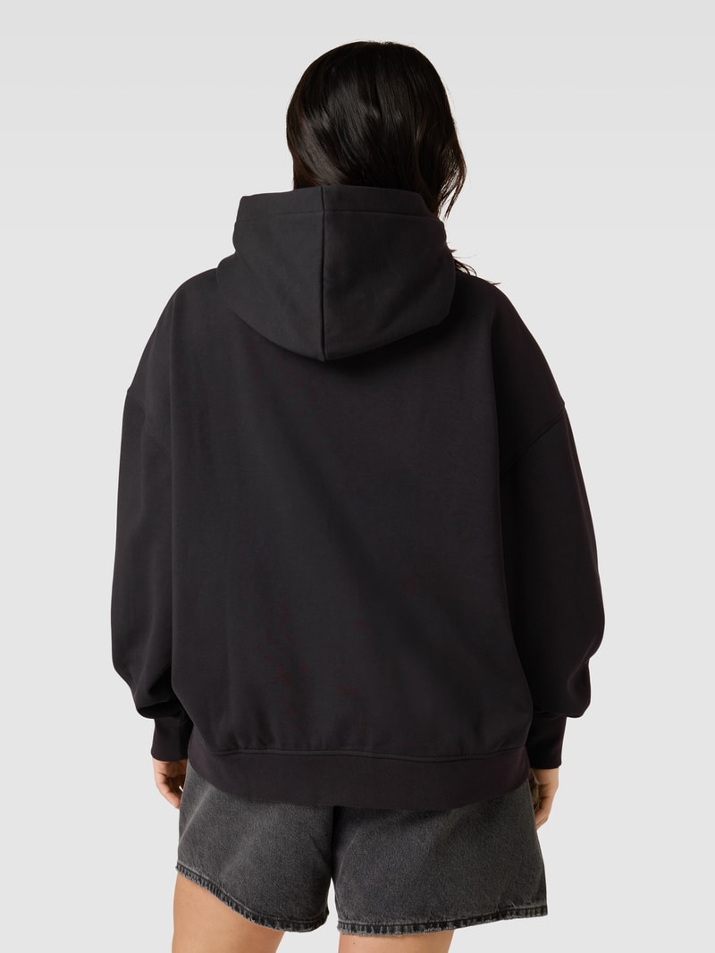 PLUS SIZE Hoodie mit Känguru-Tasche in schwarz