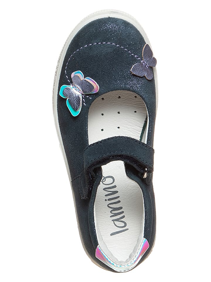 lamino Leder-Ballerinas in Dunkelblau günstig kaufen 27