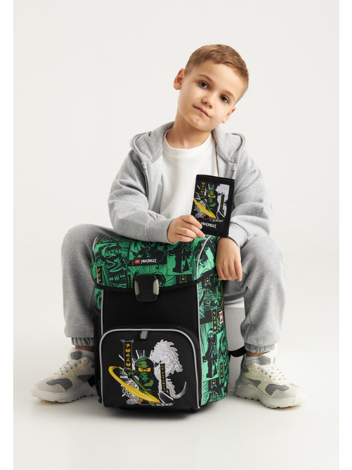 LEGO® Bags Schulrucksack Set Starter Kit in green günstig kaufen onesize