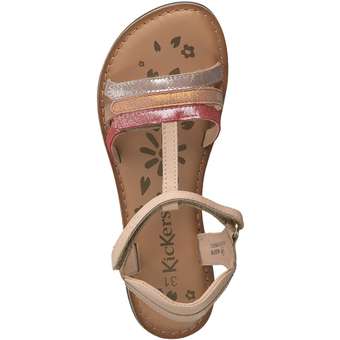 KicKers Sandale Diamanto in rosa