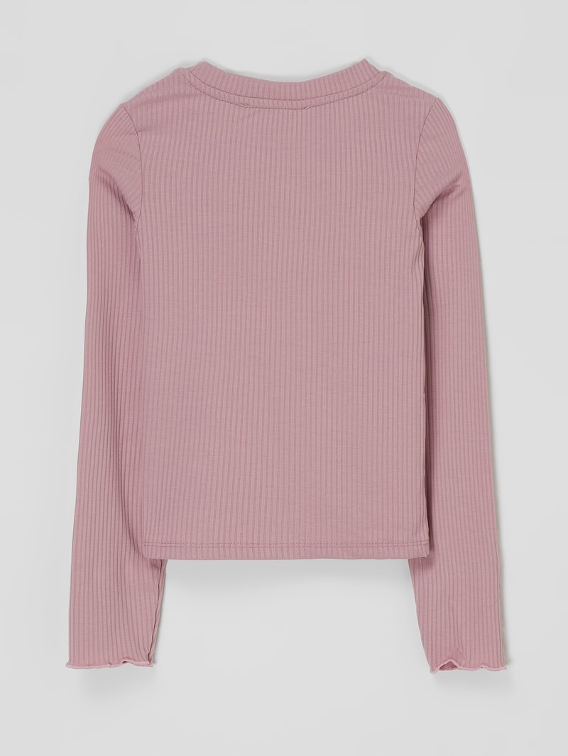 Longsleeve mit Viskose-Anteil in flieder