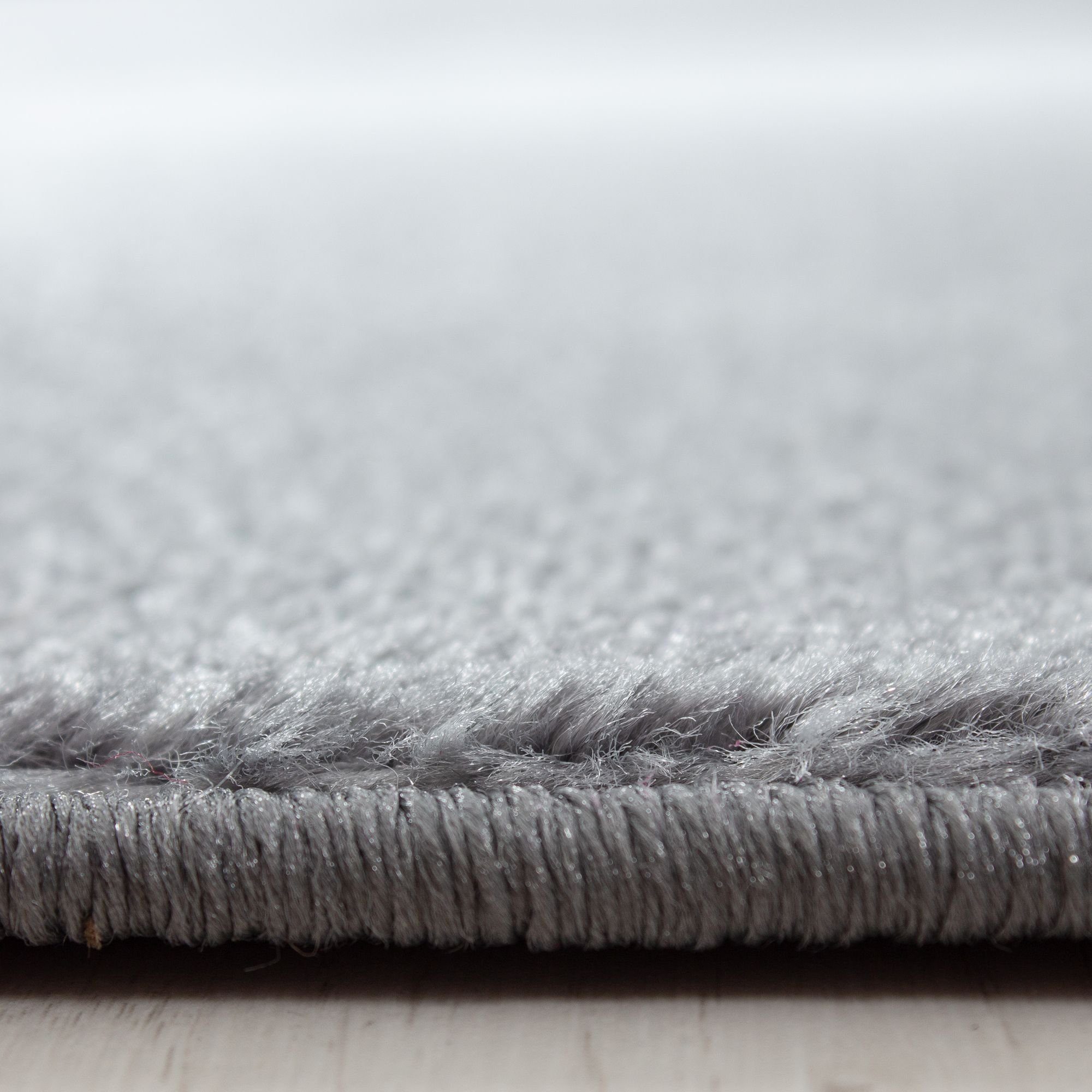 Designteppich Ombre Design, Carpetsale24, Läufer, Höhe: 12 mm, Modern Kurzflor Teppich Wohnzimmer Wellen Holz Optik versch. größe