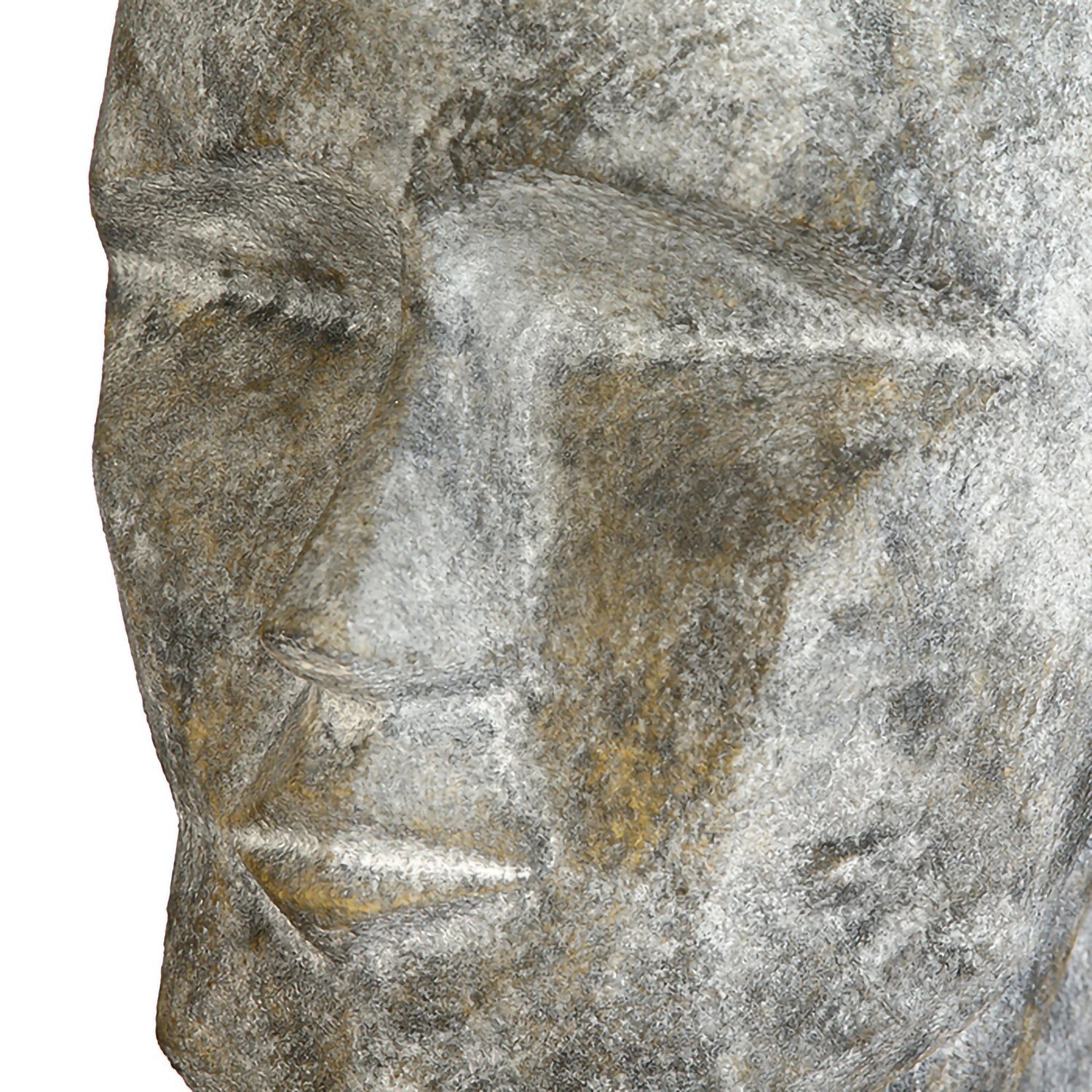 GILDE Blumentopf GILDE Pflanzgefäß Head - grau - H. 71cm x B. 49cm