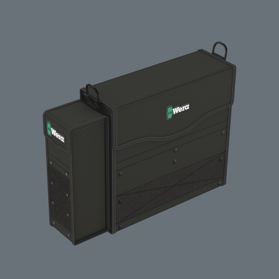 Wera 05004356001 2go 7 verktygstorn, 100 x 100 x 295 mm (tom)