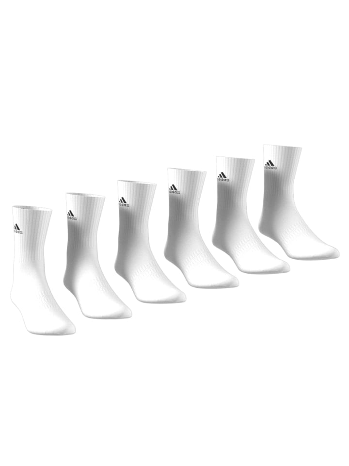 adidas Socken 6er Pack in Weiß günstig kaufen