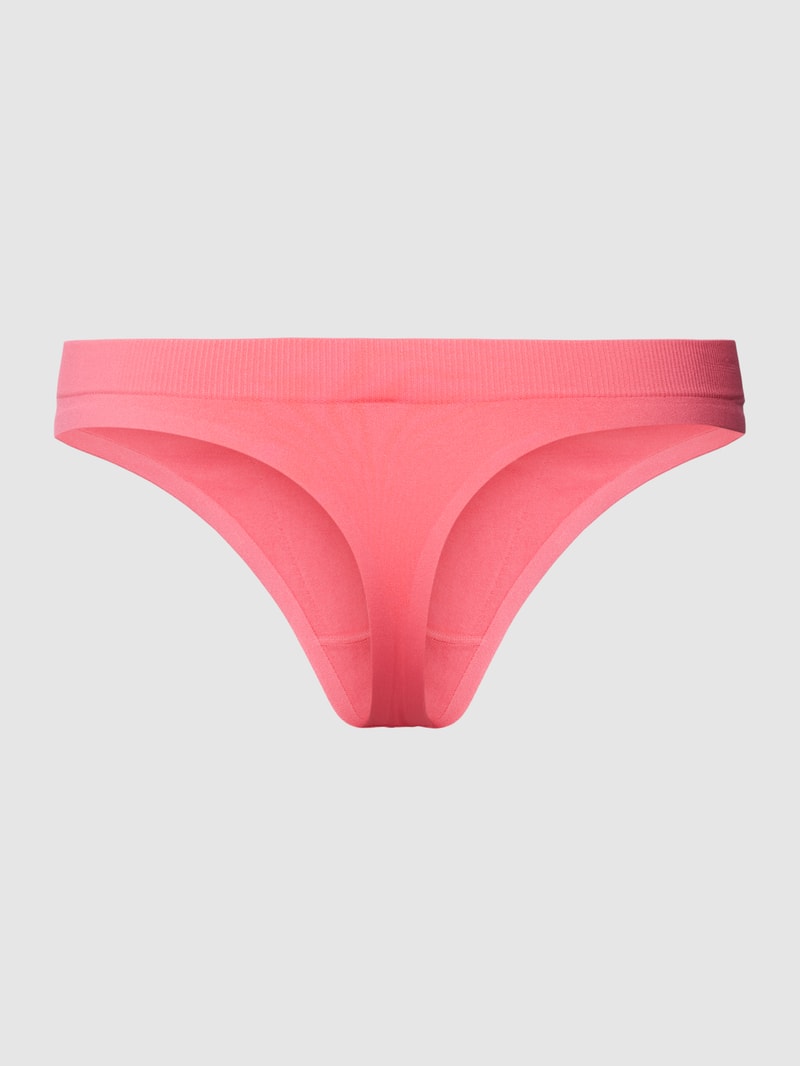 String mit Label-Detail in pink