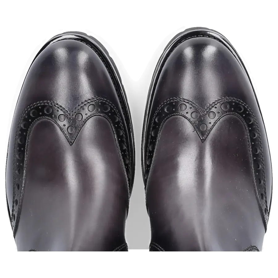 Santoni - Chelsea Boots 59557 Kalbsleder - grau