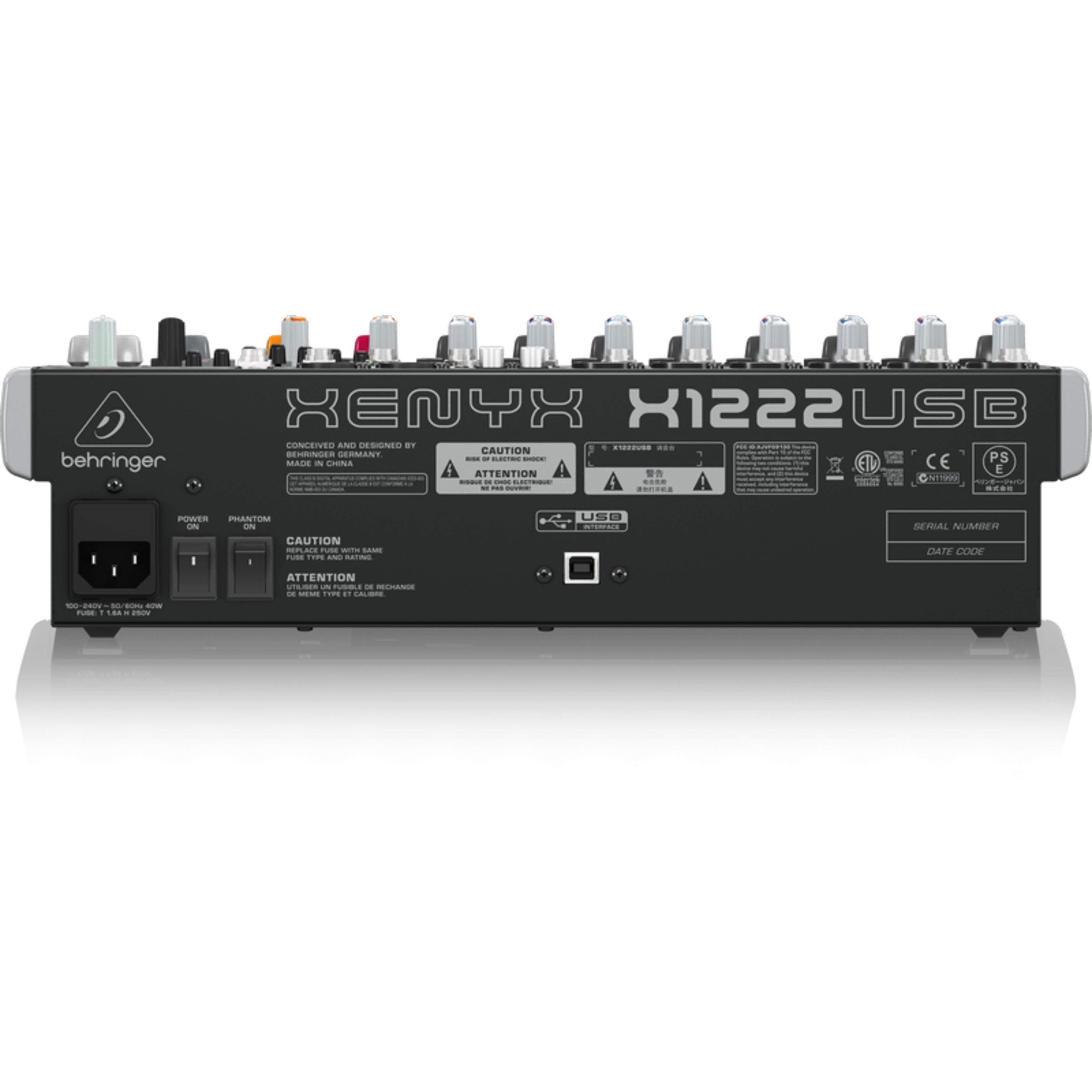 Behringer Mischpult, XENYX X1222USB