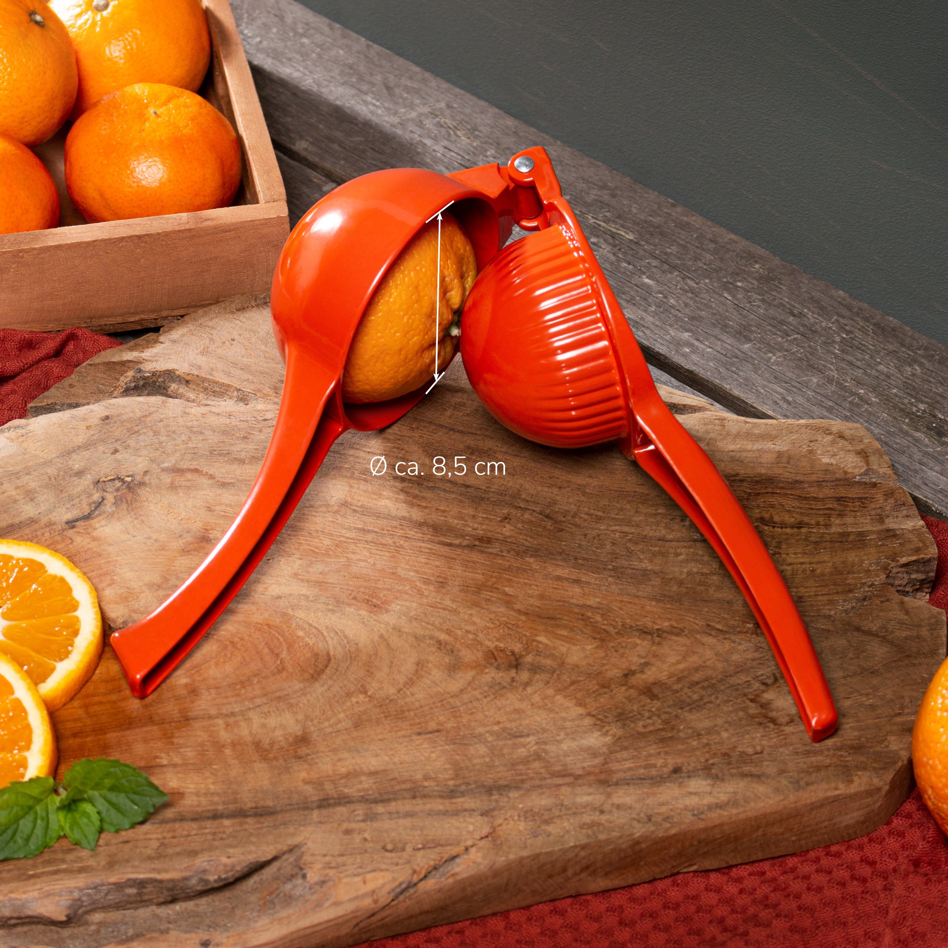 bremermann Zitruspresse bremermann Orangenpresse / aus Zink / für bis zu ca. Ø 8,5 cm große, 2 W, für Orangen
