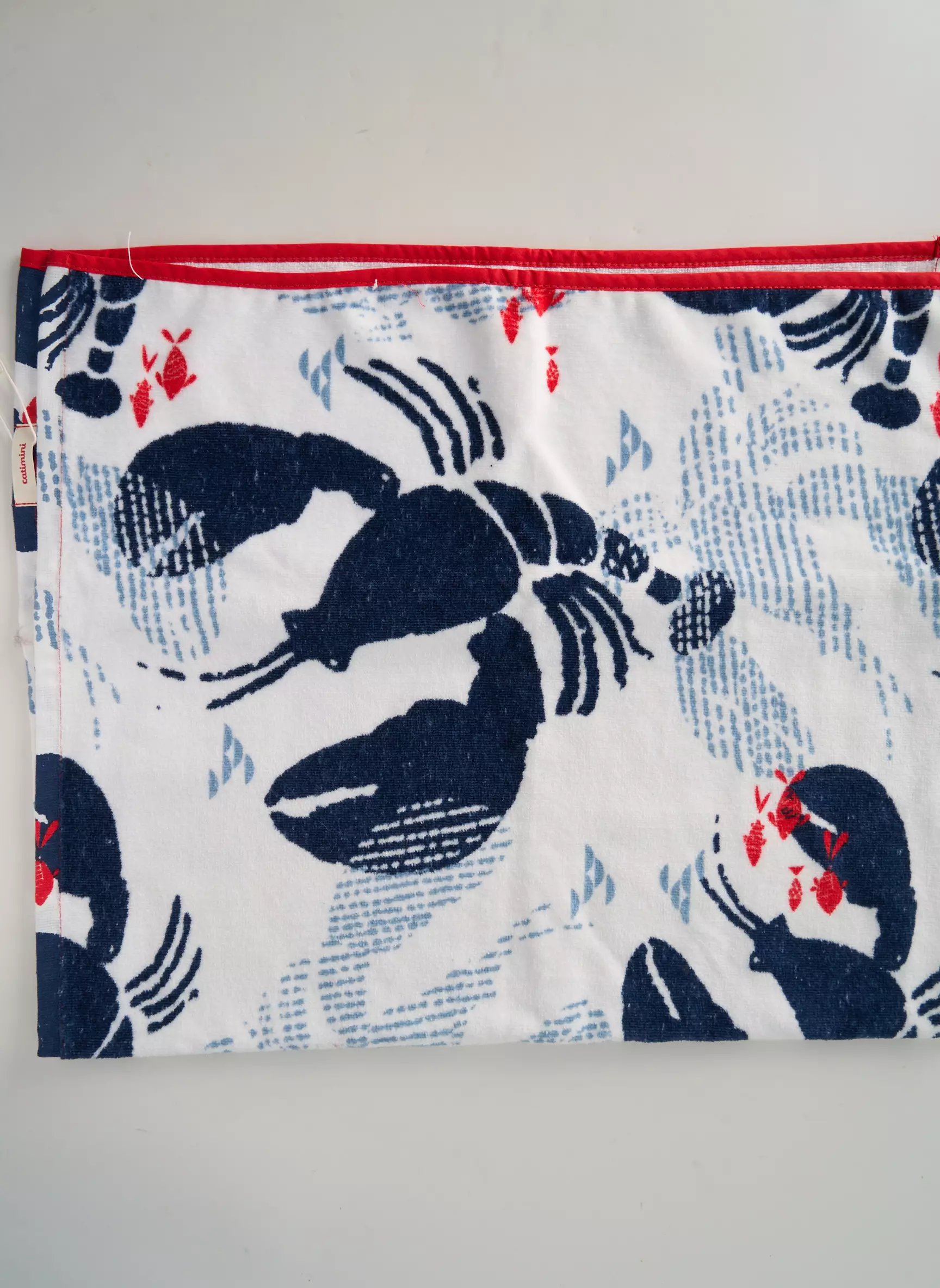 Catimini Drap De Bain Garcon couleur blanc